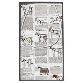 Petit Sac Cadeau Cheval Antique Publicité Journal Art (Dos)