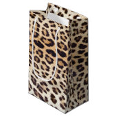 Petit Sac Cadeau Cheveux de léopard (Devant Angle)