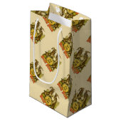 Petit Sac Cadeau Chèvres Bock Bière Publicité (Devant Angle)