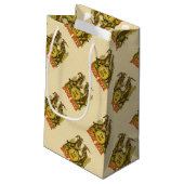 Petit Sac Cadeau Chèvres Bock Bière Publicité (Dos Angle)