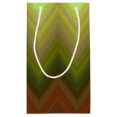 Petit Sac Cadeau Chevron Zigzag Ombre Tendance Cool (Dos)