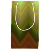 Petit Sac Cadeau Chevron Zigzag Ombre Tendance Cool (Devant)