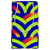 Petit Sac Cadeau chevrons chic et modernes (Devant)