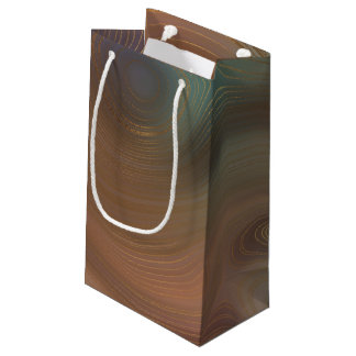 Petit Sac Cadeau Chic Earthy | Agate en pierre de cuivre naturel
