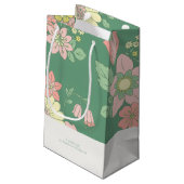 Petit Sac Cadeau Chic Floral Boho (Dos Angle)