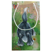 Petit Sac Cadeau Chien à mouton escarpé (Dos)