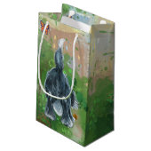 Petit Sac Cadeau Chien à mouton escarpé (Dos Angle)