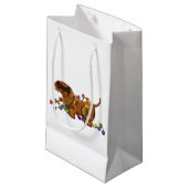 Petit Sac Cadeau Chien brillant (Devant Angle)
