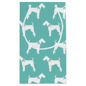 Petit Sac Cadeau Chien Chien Chien Airedale (Dos)