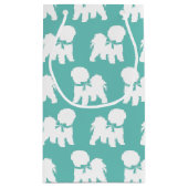 Petit Sac Cadeau Chien de Bichon Frise Puppy (Dos)