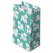 Petit Sac Cadeau Chien de Bichon Frise Puppy (Dos Angle)