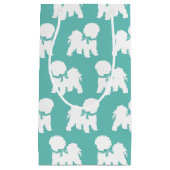 Petit Sac Cadeau Chien de Bichon Frise Puppy (Devant)