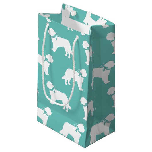 Petit Sac Cadeau Chien de St. Bernard Puppy (Devant Angle)