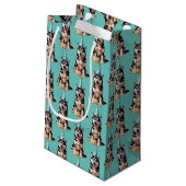 Petit Sac Cadeau Chien Husky Birthday (Dos Angle)