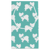 Petit Sac Cadeau Chien papillon (Dos)