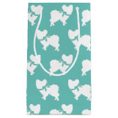 Petit Sac Cadeau Chien papillon (Devant)