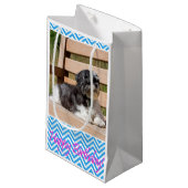 Petit Sac Cadeau Chien Shih Tzu Joyeux anniversaire (Devant Angle)