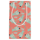 Petit Sac Cadeau Chiens et os de Woof (Devant)