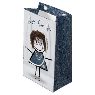 Petit Sac Cadeau Chiffre Anniversaire Fille En Basket