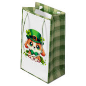 Petit Sac Cadeau Chiot de la Saint-Patricks (Dos Angle)