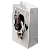 Petit Sac Cadeau Chiot d'Edison Boston Terrier (Dos Angle)