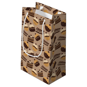 Petit Sac Cadeau Chocolat et pâtisseries motif 3