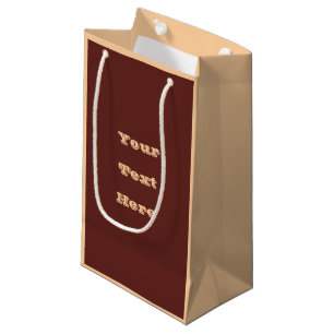 Petit Sac Cadeau Chocolat Labrador Fourrure de chien Brown couleur 