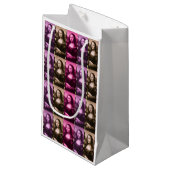 Petit Sac Cadeau Chocolat rose violet Poster de animal Mona Lisa (Devant Angle)