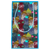 Petit Sac Cadeau Chouette dans la couronne (Devant)