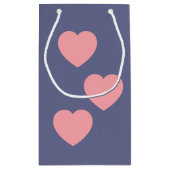 Petit Sac Cadeau Chouettes aimantes Valentines (Dos)