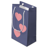 Petit Sac Cadeau Chouettes aimantes Valentines (Dos Angle)