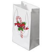 Petit Sac Cadeau Christmas Candy Cane (Dos Angle)