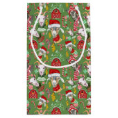 Petit Sac Cadeau Christmas GOATS Bonbons et cloches de Jingle GetYe (Dos)