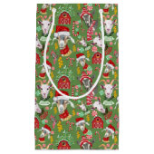 Petit Sac Cadeau Christmas GOATS Bonbons et cloches de Jingle GetYe (Devant)