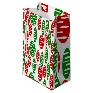 Petit Sac Cadeau Christmas Holey Ovals