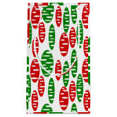 Petit Sac Cadeau Christmas Holey Ovals (Devant)