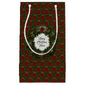 Petit Sac Cadeau Christmas Wreath  (Devant)