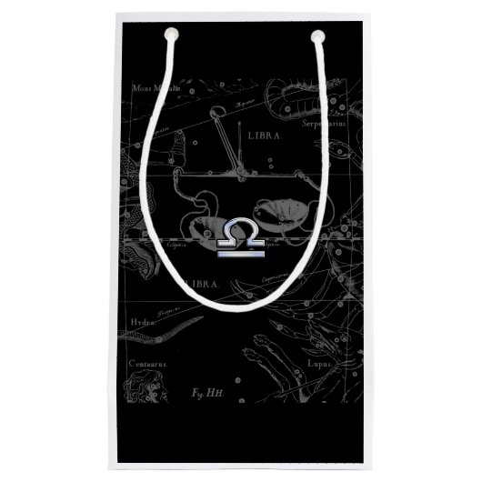 Petit Sac Cadeau Chrome Style Libra Zodiac Connexion Hevelius (Devant)