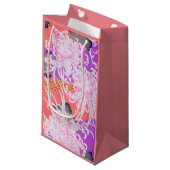Petit Sac Cadeau Chrysanthemum, Design japonais (Devant Angle)