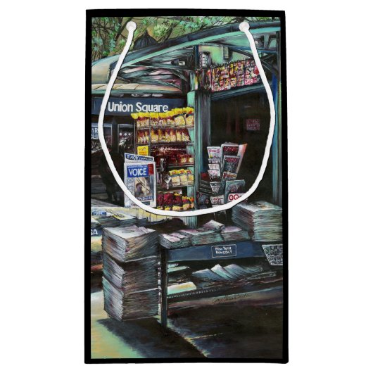 Petit Sac Cadeau Chrysocolia Morning, Carré de l'Union, New York (Dos)