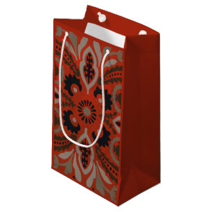 Petit Sac Cadeau Cinabre Suzani II
