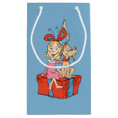 Petit Sac Cadeau Cindy Lou Who and Max on a Present (Dos)