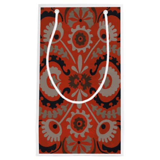 Petit Sac Cadeau Cinnabar Suzani I (Devant)