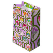 Petit Sac Cadeau Circles of Flowers (Dos Angle)