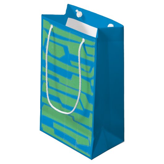 Petit Sac Cadeau Circuit V moderne (Devant Angle)