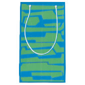 Petit Sac Cadeau Circuit V moderne (Devant)