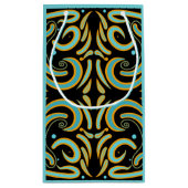 Petit Sac Cadeau Circular, Linear And Tapered Shapes Abstract Art (Dos)