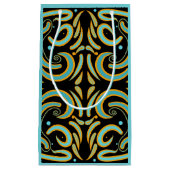 Petit Sac Cadeau Circular, Linear And Tapered Shapes Abstract Art (Devant)