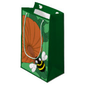 Petit sac cadeau Citrouille (Devant Angle)