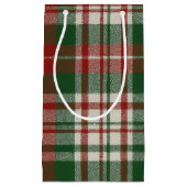 Petit Sac Cadeau Classic Christmas Plaid (Devant)